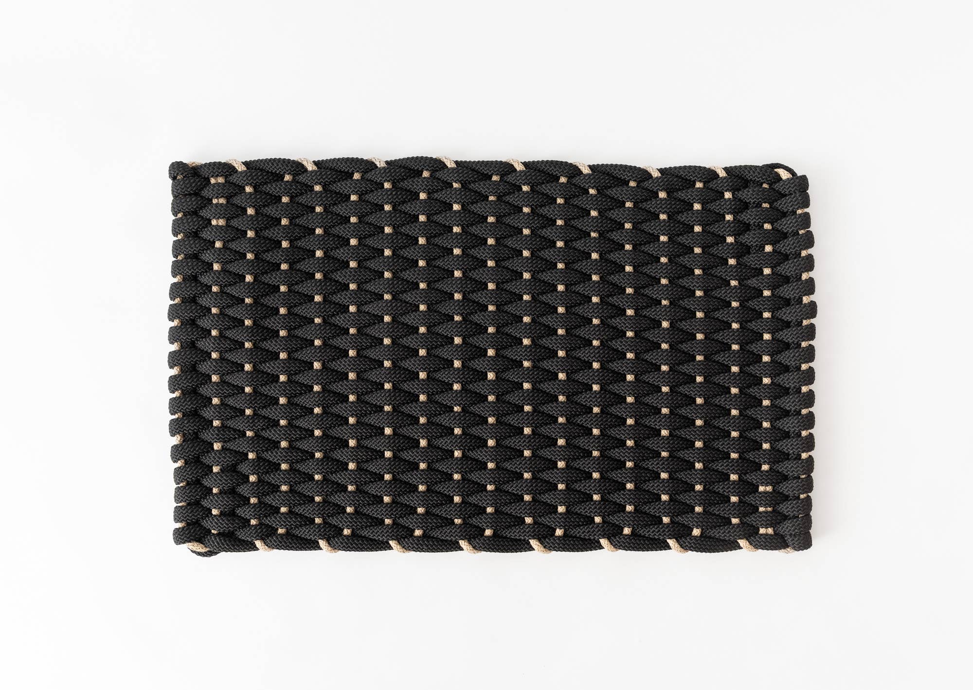 The Rope Co. :: SoftStep Mat, Midnight Black & Dune