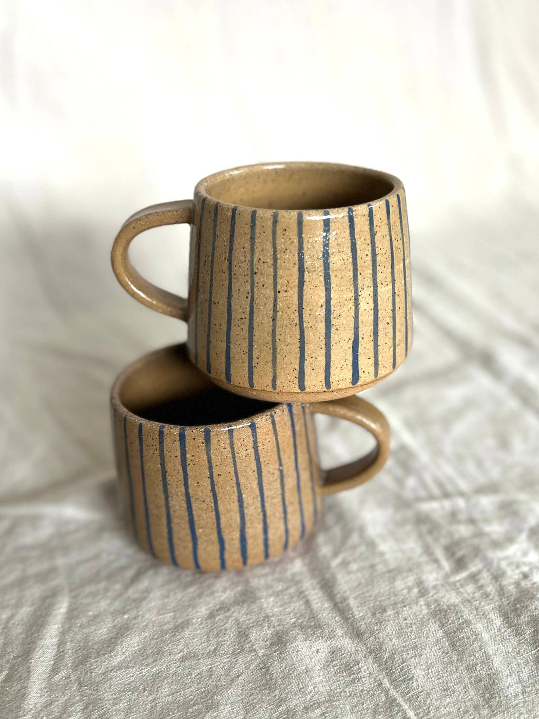 Void & Form Ceramics :: Blue Line Mug
