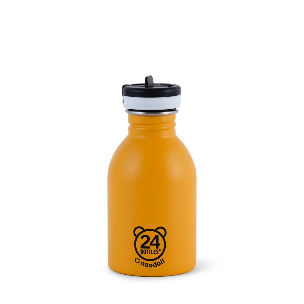 Noodoll :: Stainless Steel Water Bottle, Ricemon Monster Brown