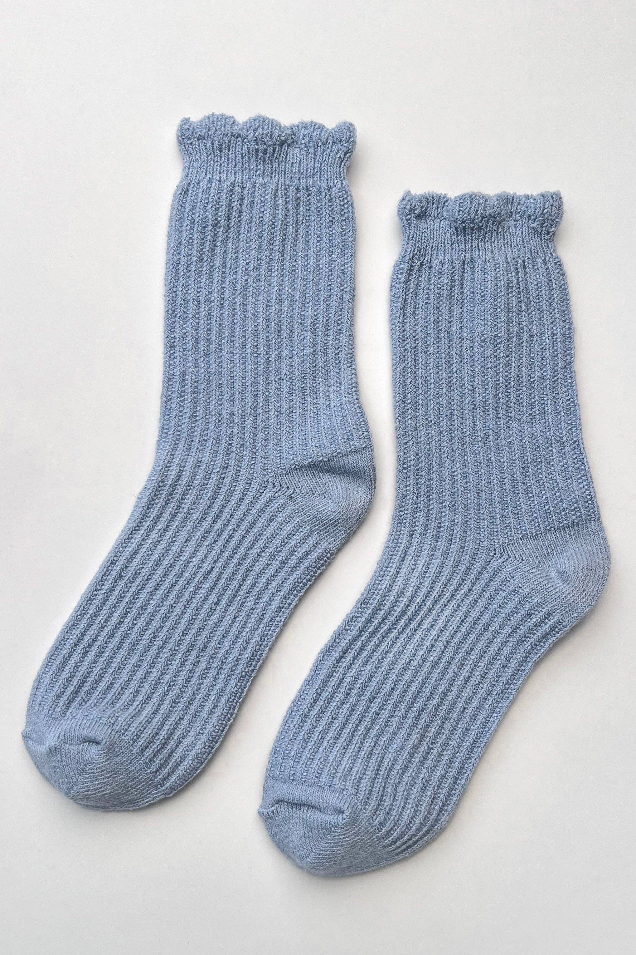 Le Bon Shoppe :: Linen Scallop Socks