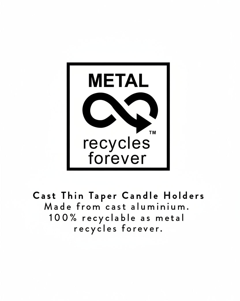 British Colour Standard :: S/6 Thin Taper Candleholders