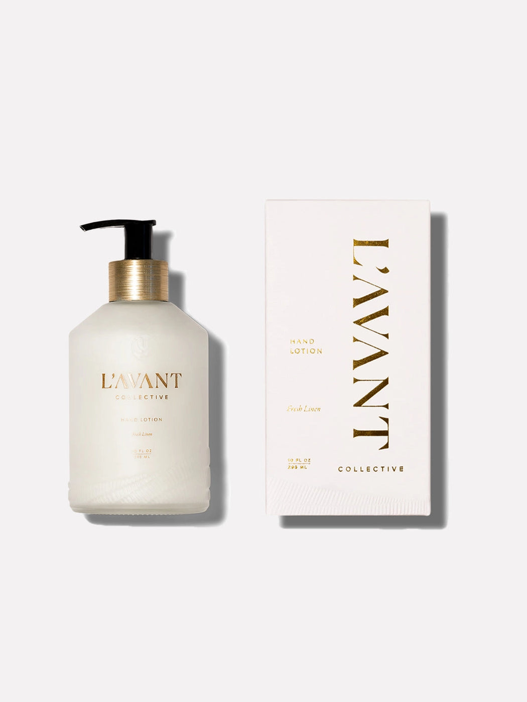 L'Avant :: Hand Lotion, Fresh Linen, Glass Bottle