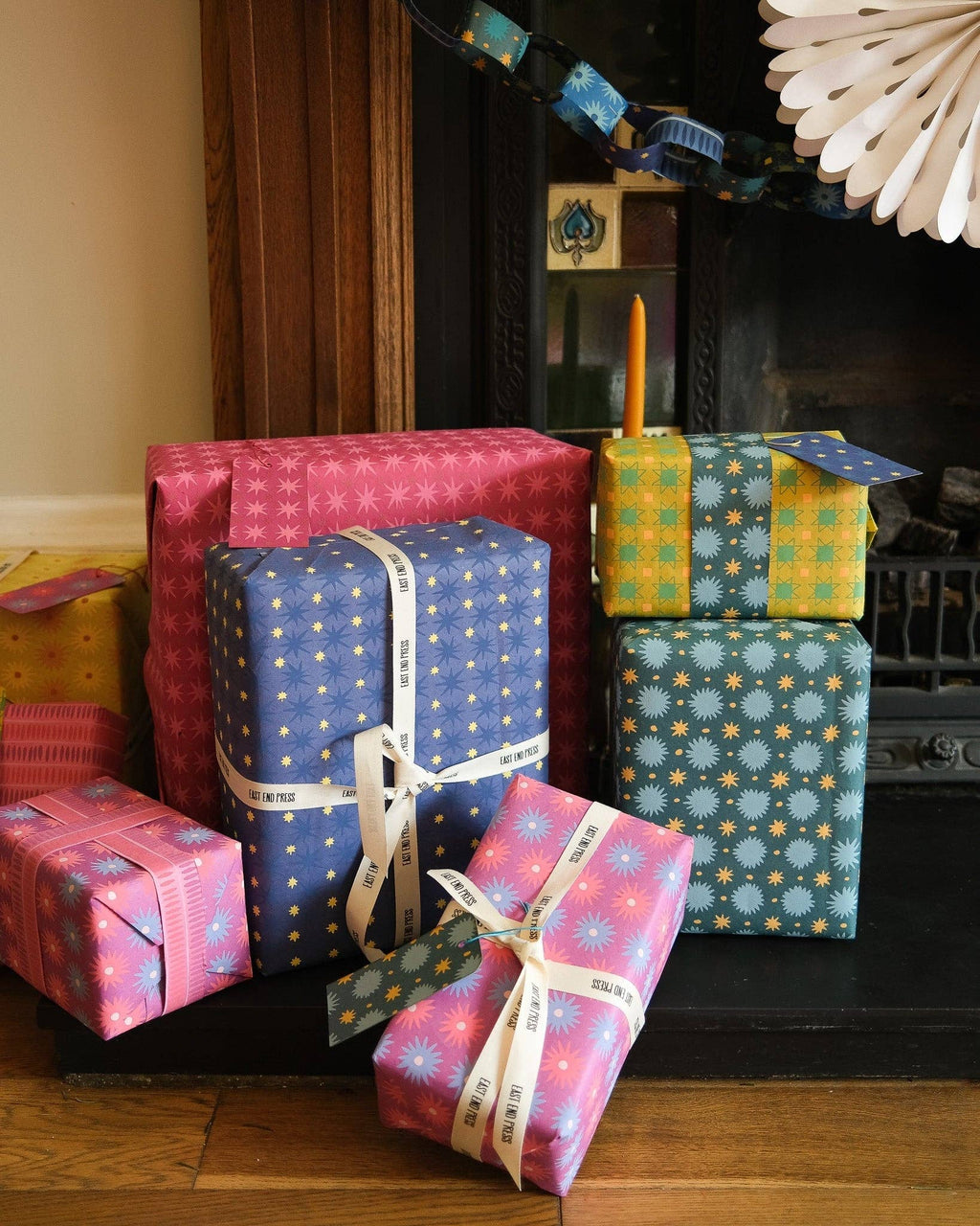 East End Press :: Midnight Skies Wrapping Paper