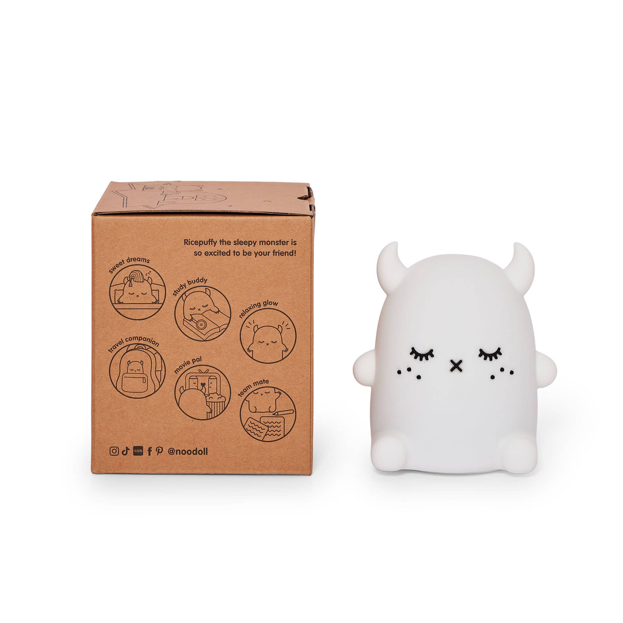 Noodoll :: Little Light, Ricepuffy White Monster