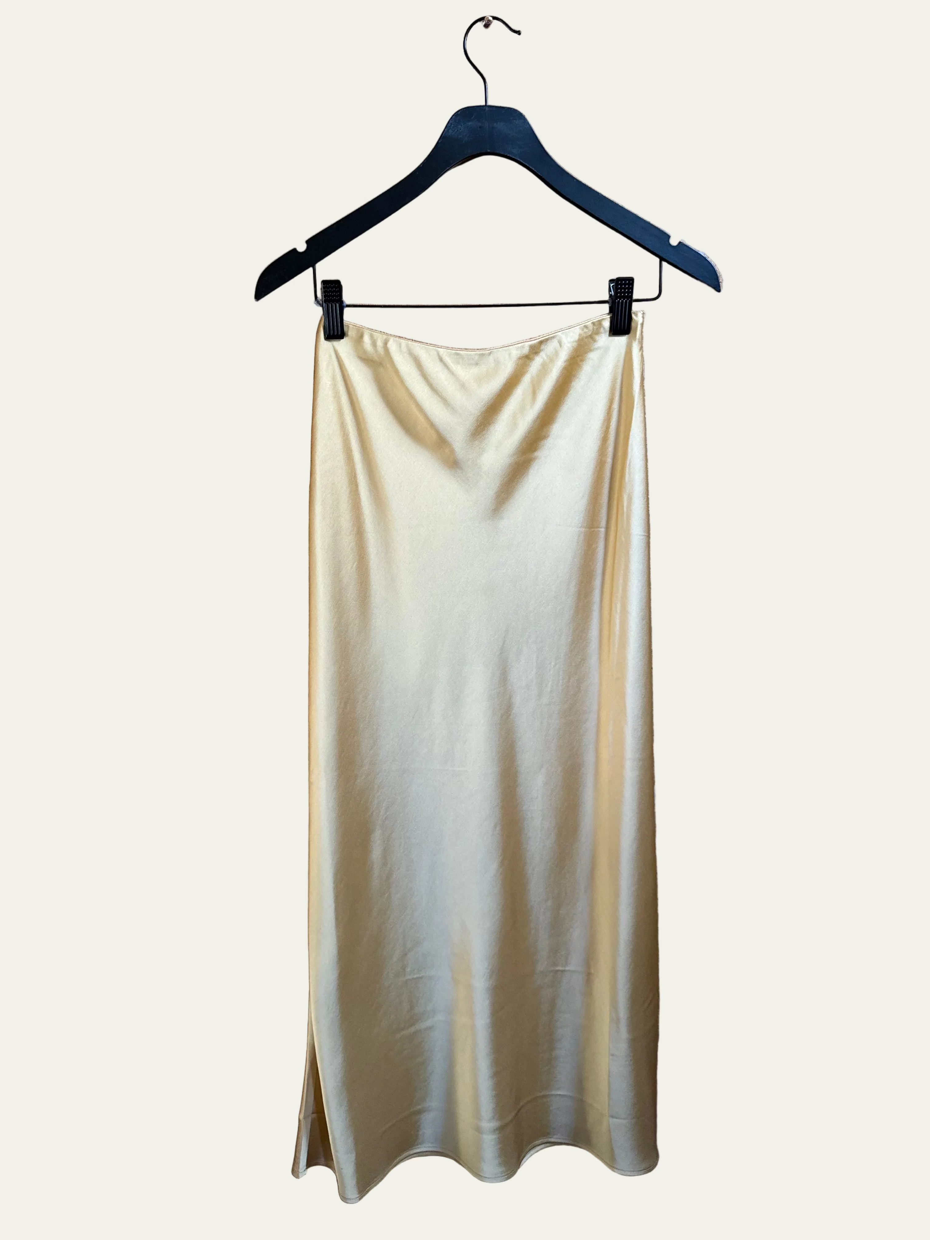Saint Art :: Talia Charmeuse Maxi Skirt, Fall Leaf