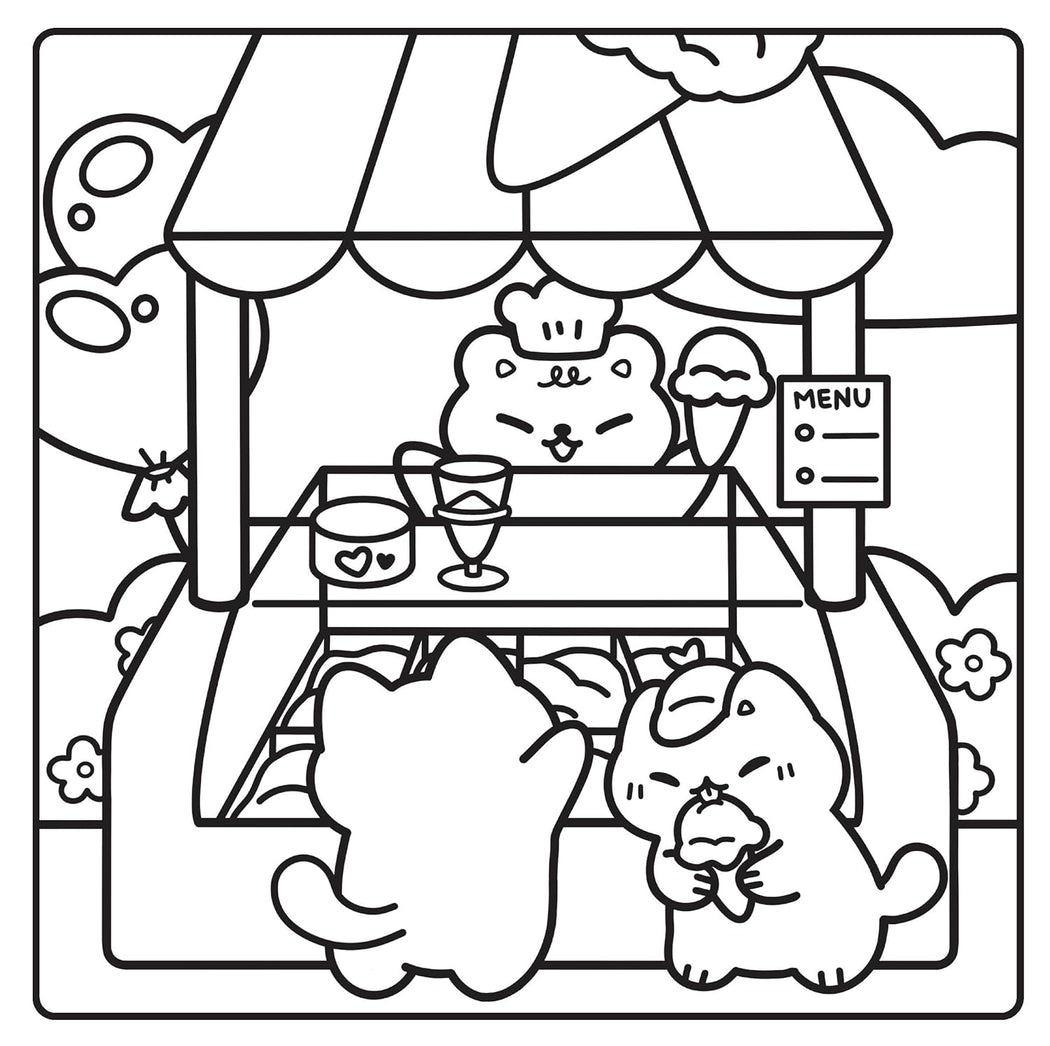 Snuggles and Snacks :: Coloring Book