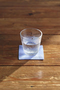 Fog Linen :: Linen Coaster Blue, Azur