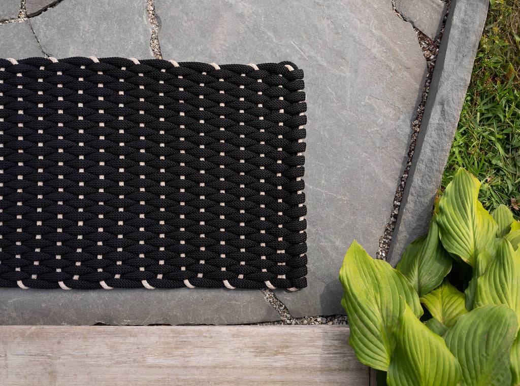 The Rope Co. :: SoftStep Mat, Midnight Black & Dune