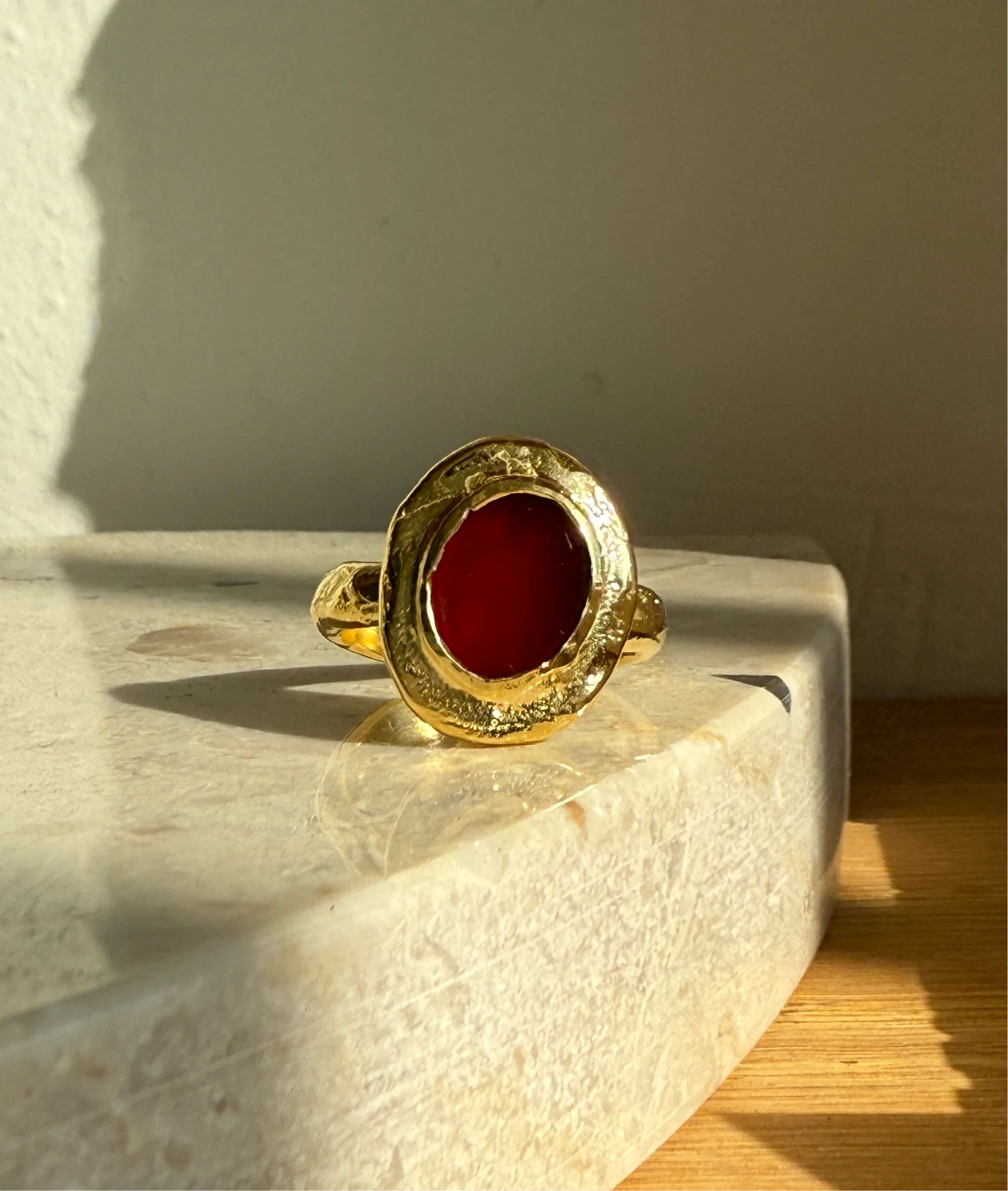 Mercurial Studio :: Sauren Ring, Carnelian