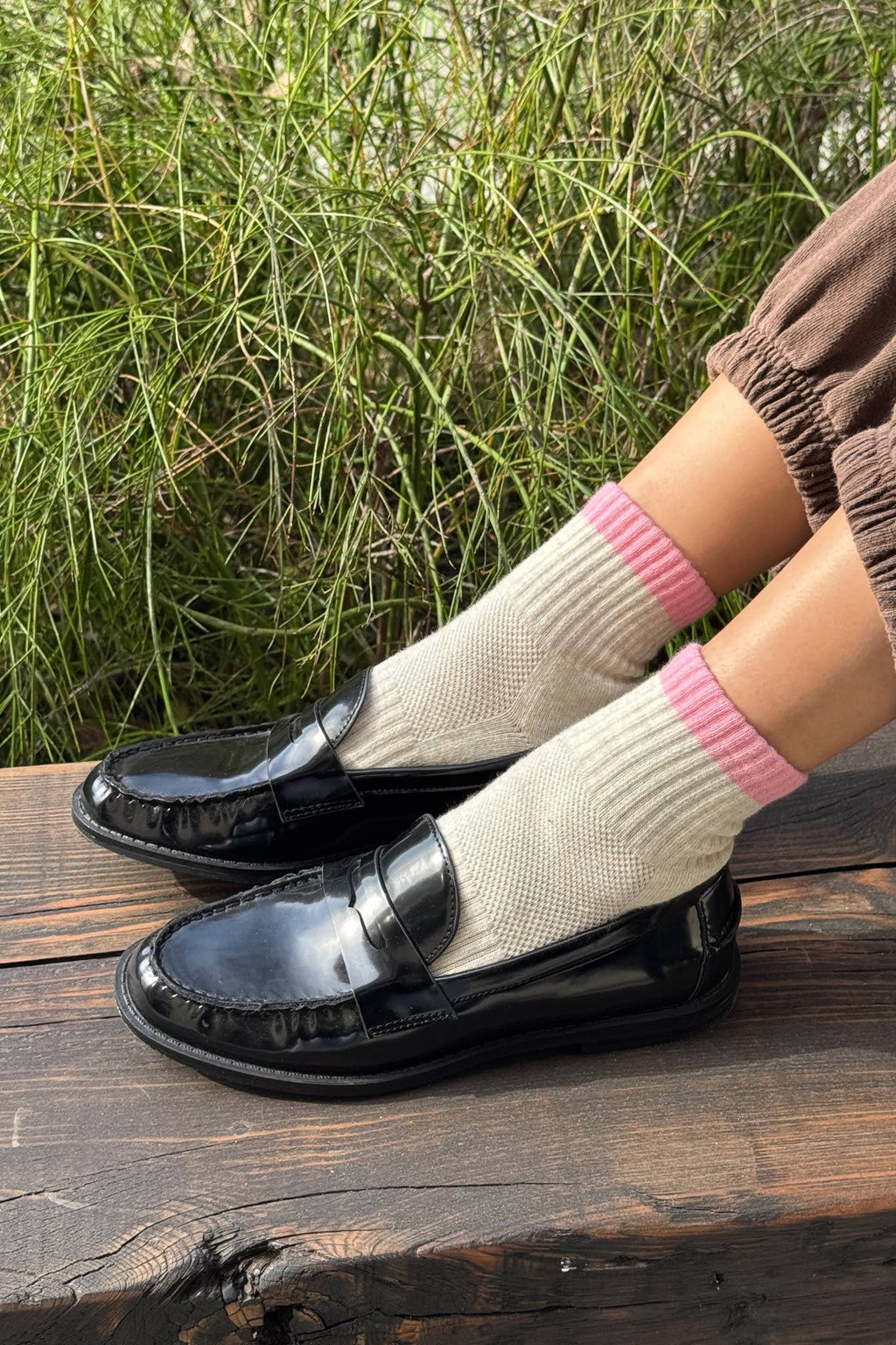 Le Bon Shoppe :: Color Block Girlfriend Socks