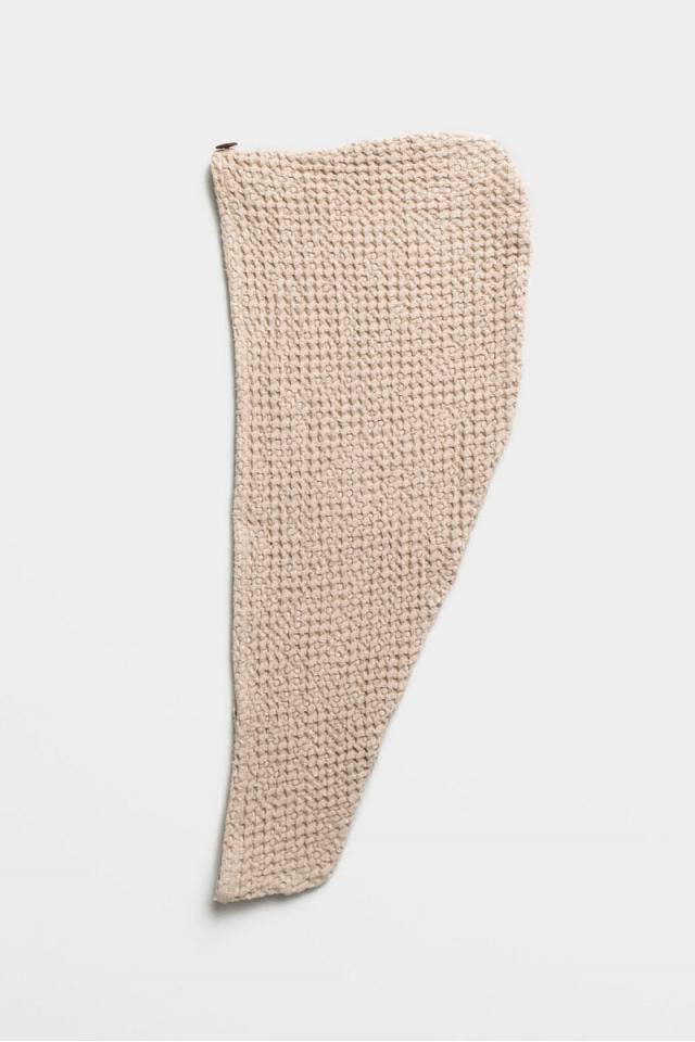 MagicLinen :: Linen waffle hair towel