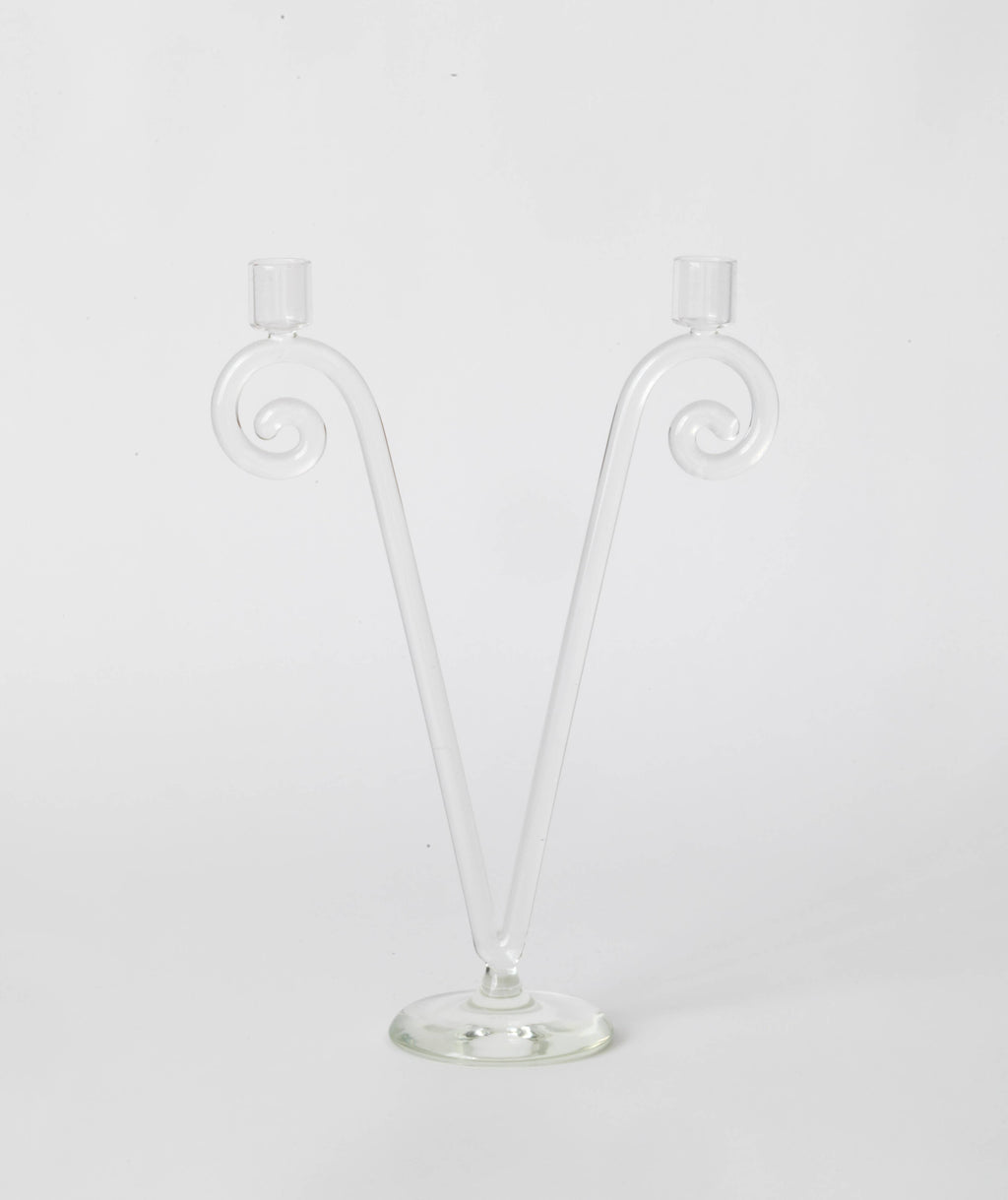 Sophie Lou Jacobsen :: Spiral Candleholder, Double Stem