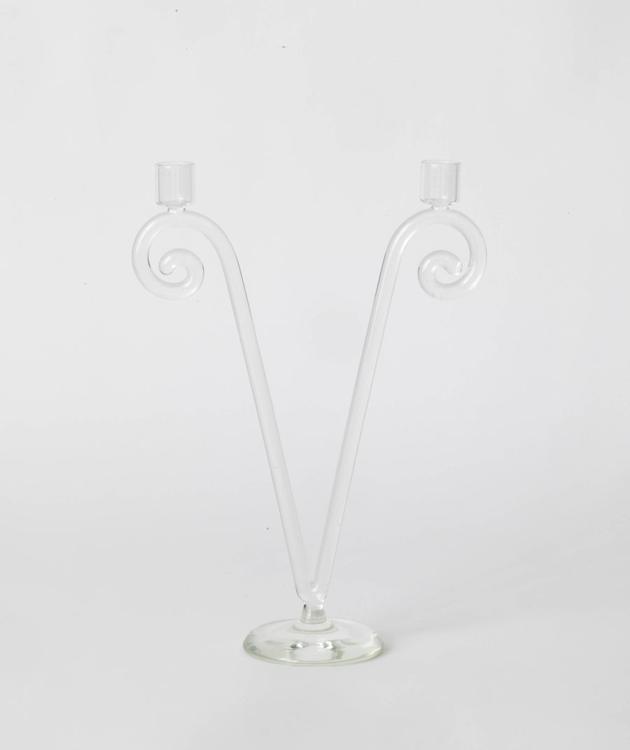 Sophie Lou Jacobsen :: Spiral Candleholder, Double Stem
