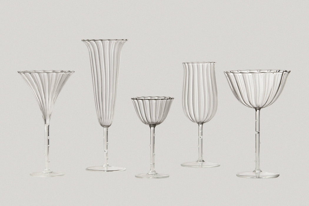 Sophie Lou Jacobsen :: Cosmo Coupe, Clear, Set of 4