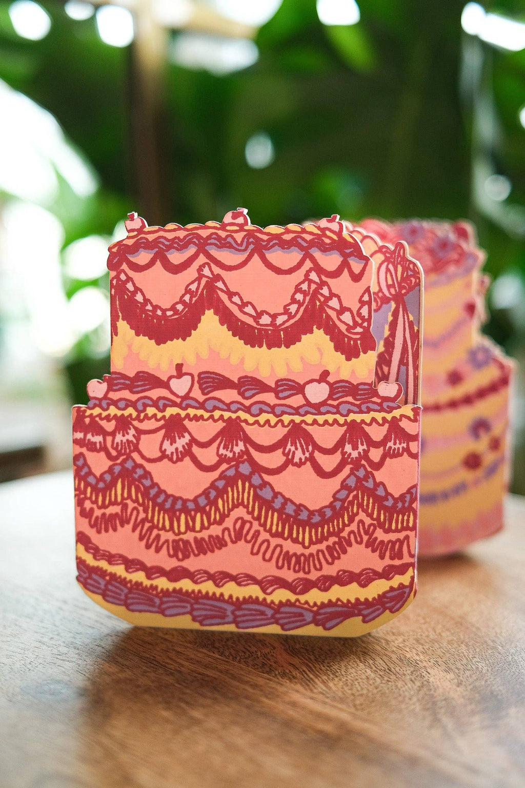 East End Press :: Birthday Cake Concertina Greeting Card