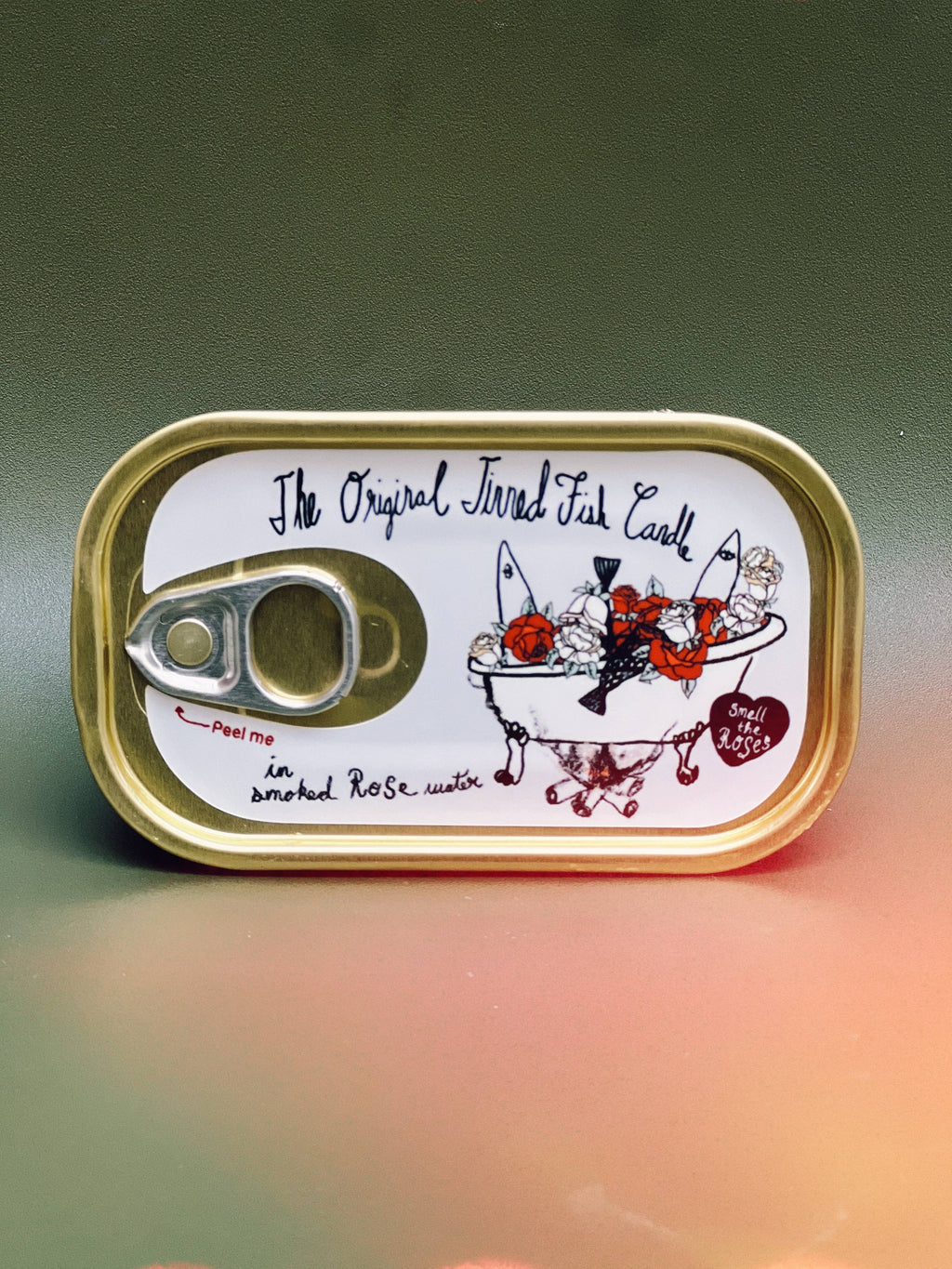 Tinned Candle :: Smoked Rose Water Candle