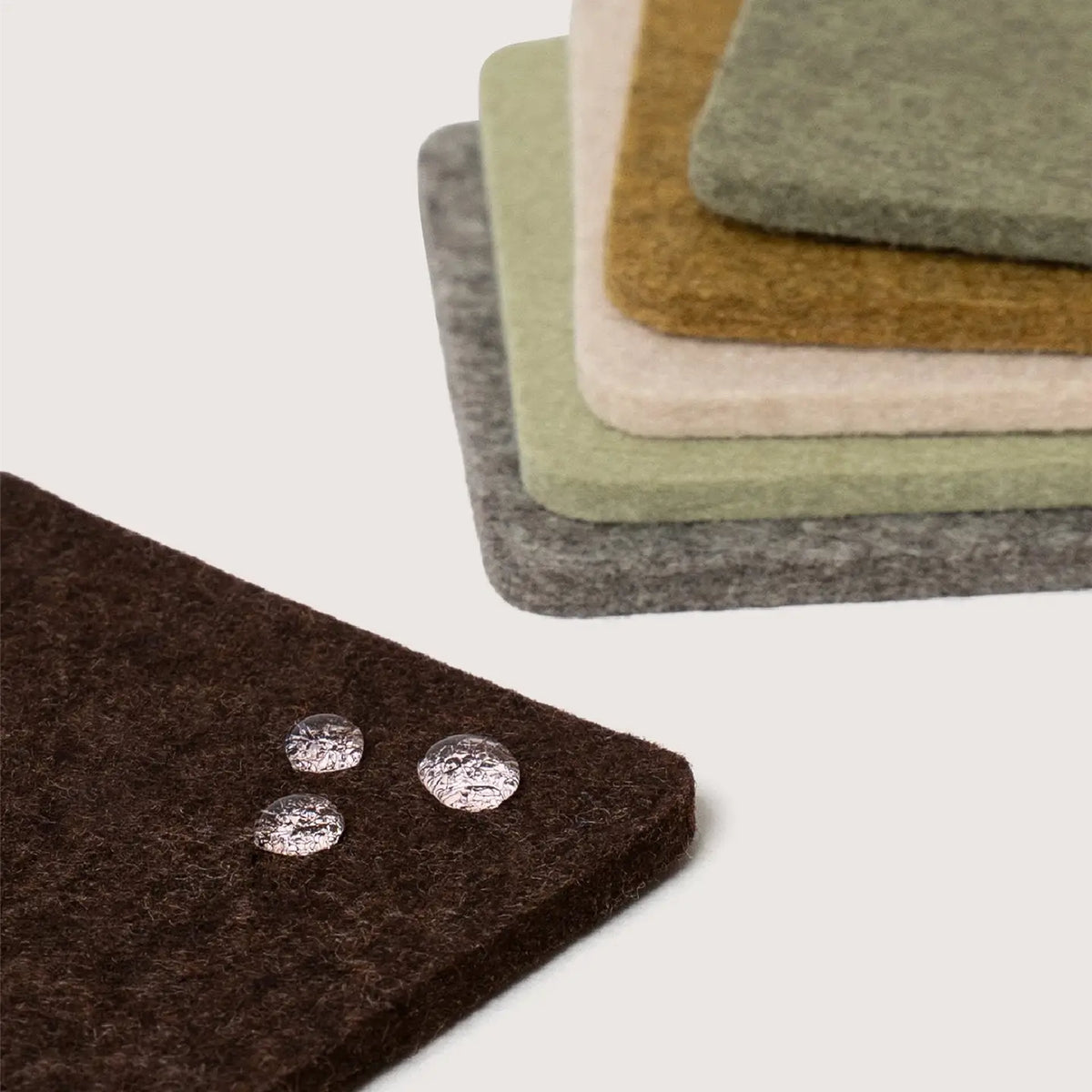 Graf Lantz :: Bierfilzl Square Wool Coasters, 6 pack, Fall/Winter