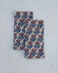 Soil to Studio :: Rumi Napkins, Blue Fern and Plum, Set of 4