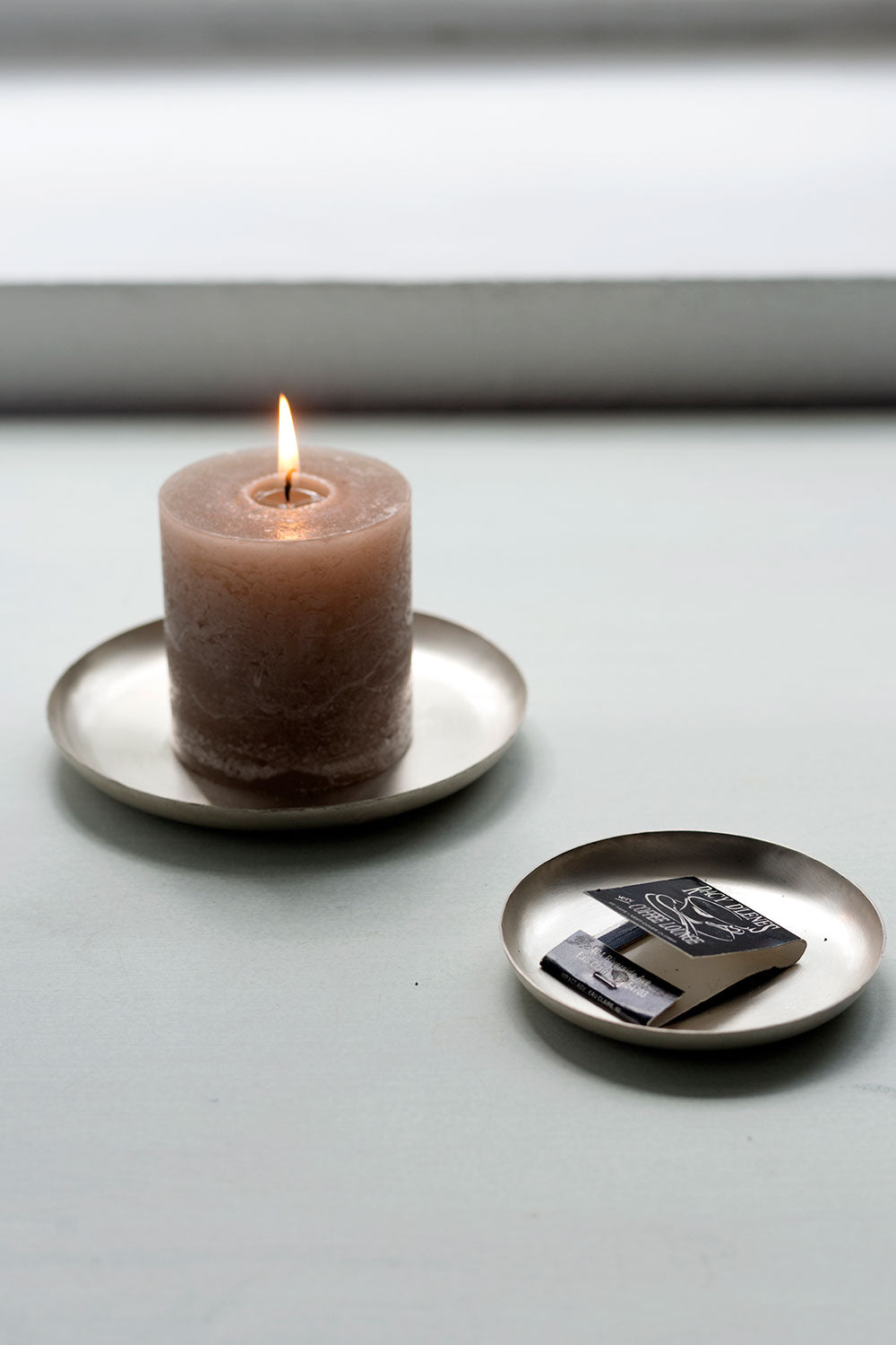Fog Linen :: Small Silver Plated Round Dish