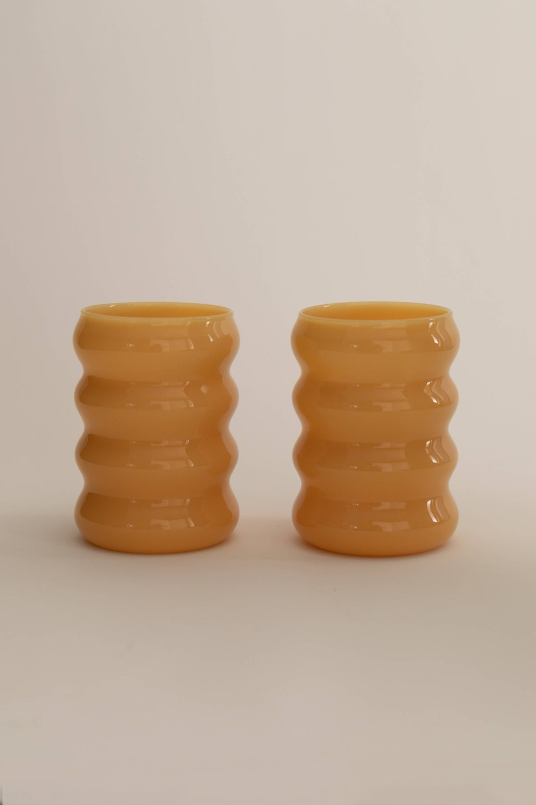 Sophie Lou Jacobsen :: Opaque Ripple Cup, Topaz, Set of 2