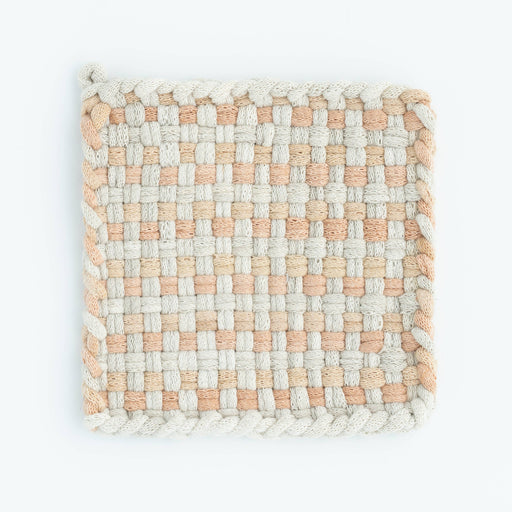Kate Kilmurray - Pot Holder, Desert  hand dyed loops