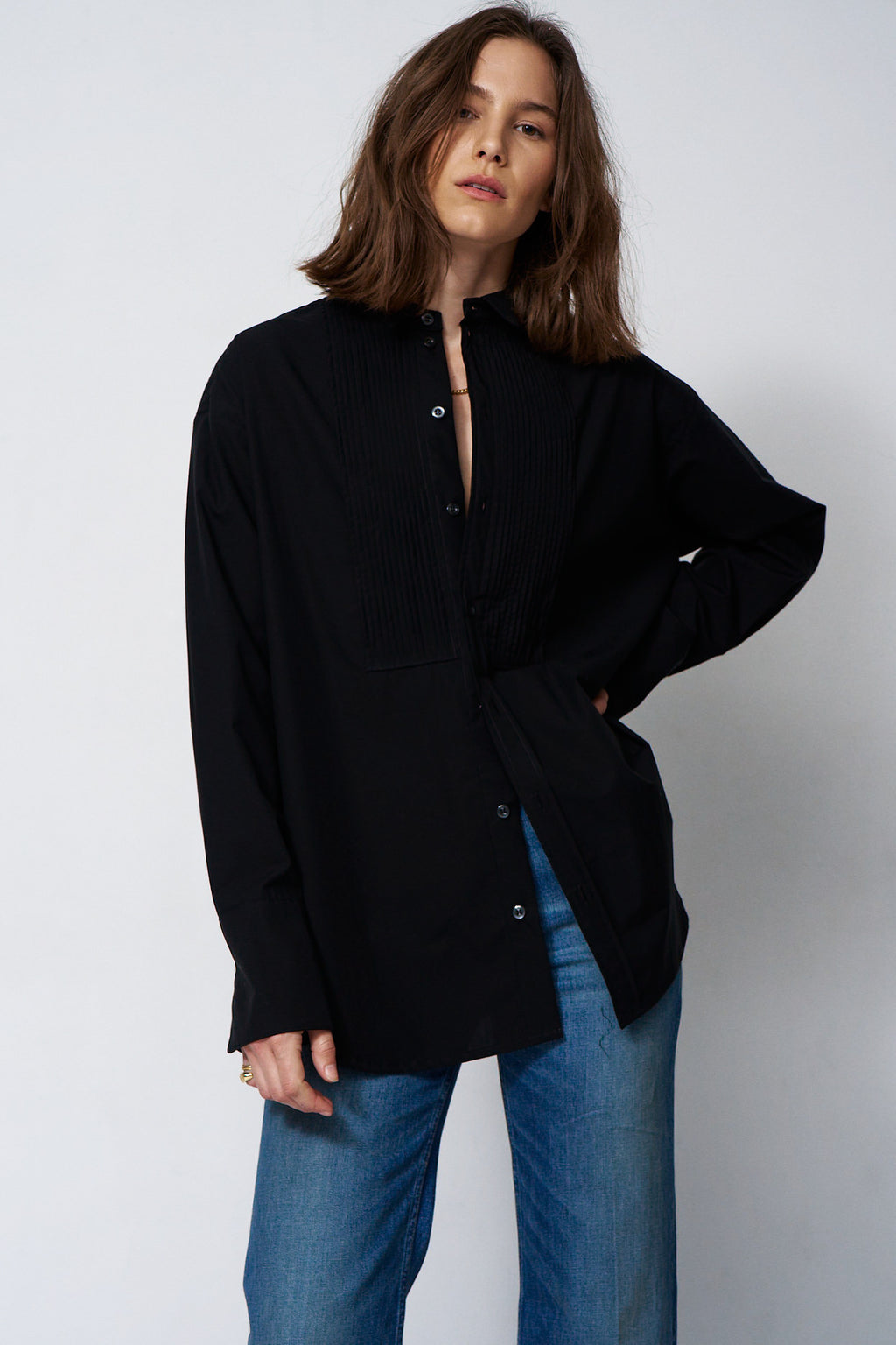Jamie Haller :: The Tuck Shirt, Black