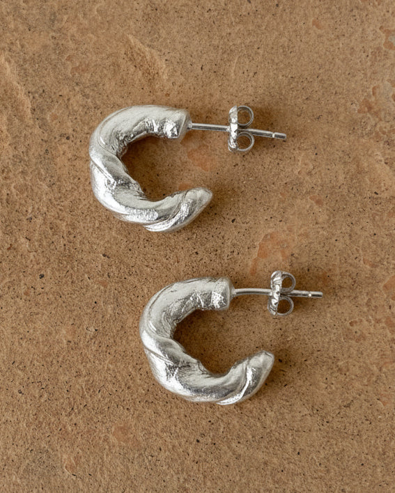 Mercurial Studio :: Silver Vivie Hoops
