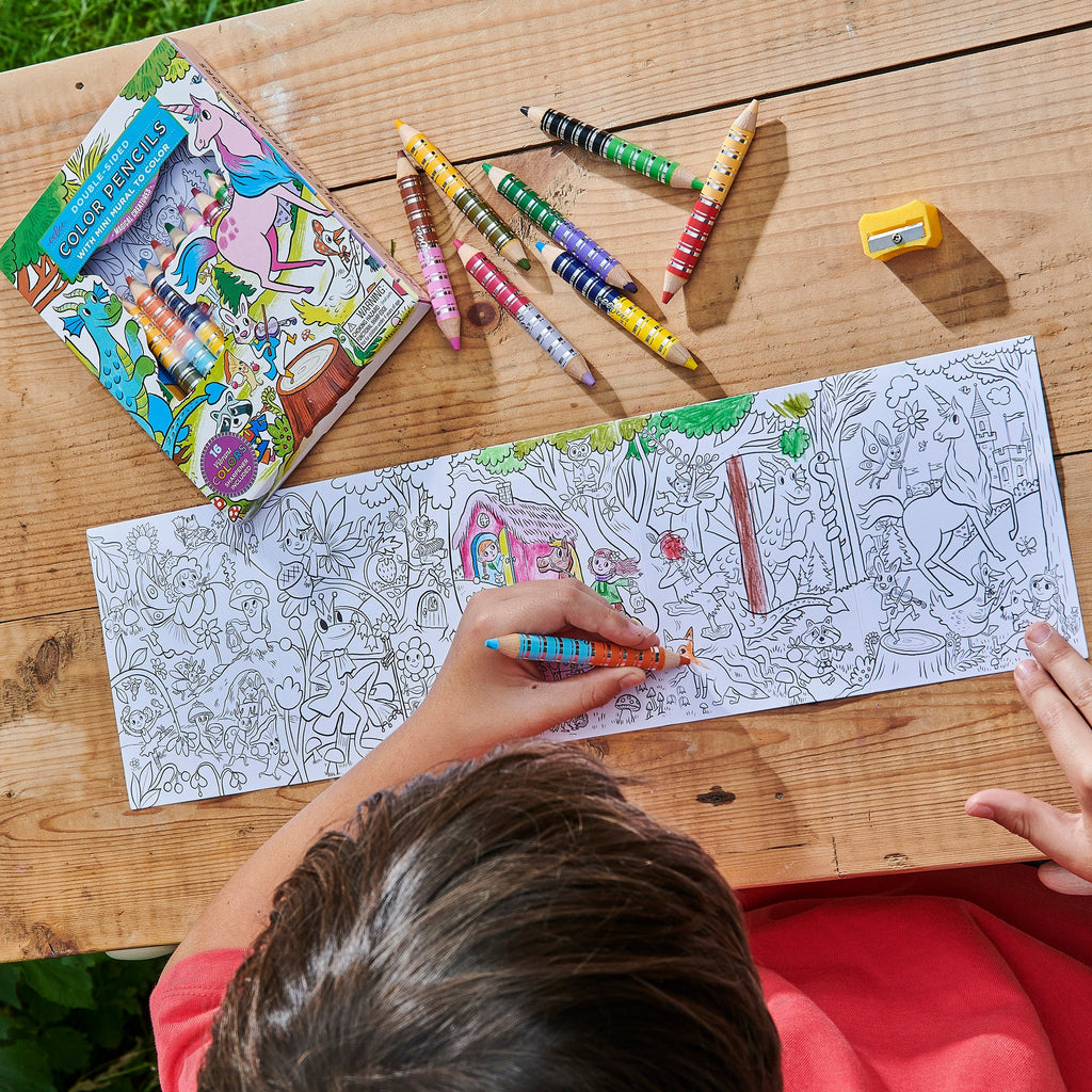 Eeboo :: Magical Creatures Mini Mural and Pencils