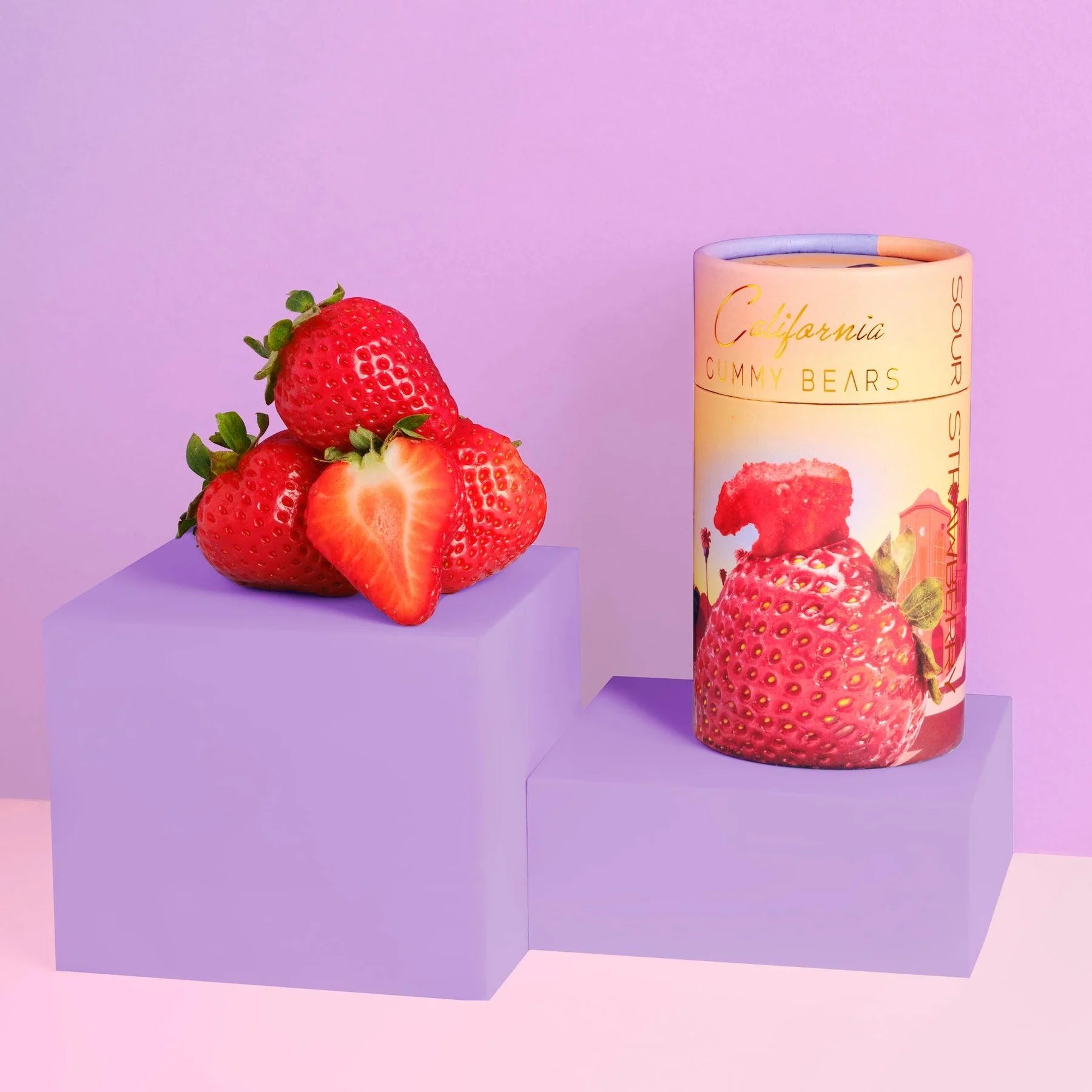 California Gummy Bears ::  Beverly Hills Sour Strawberry