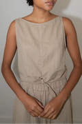 Zii Ropa :: Claude Top, Beige Check