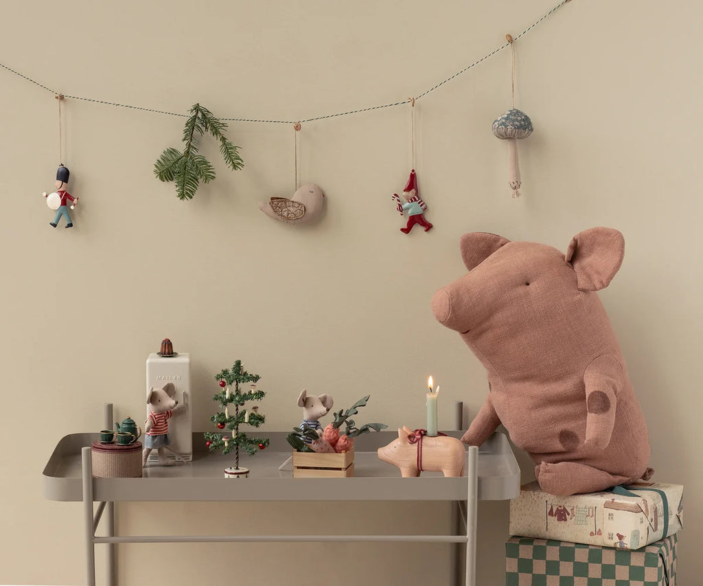 Maileg :: Big Truffle Pig, Vintage Rose