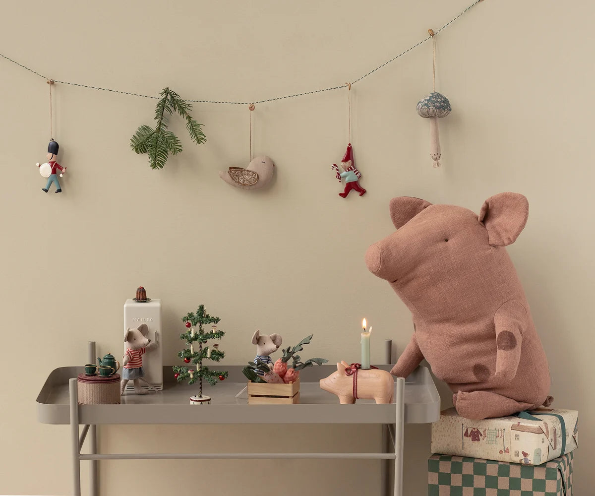 Maileg :: Big Truffle Pig, Vintage Rose