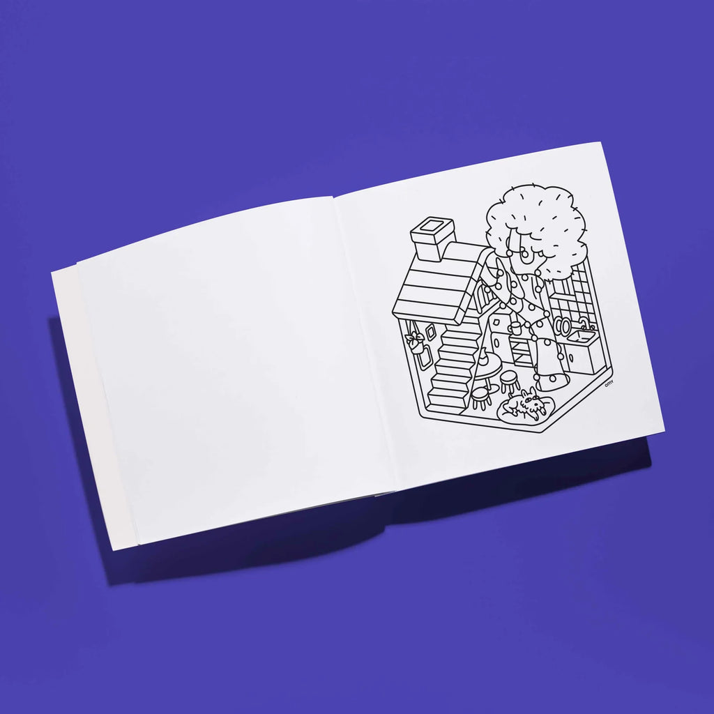 OMY :: Tiny House Coloring Book