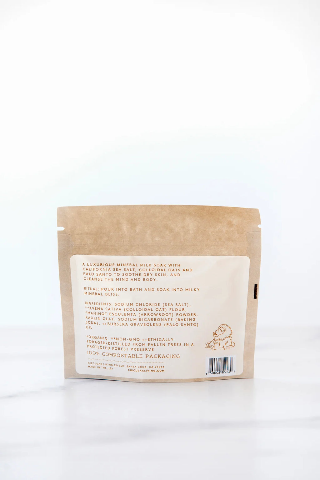 Circular Living :: Mineral Milk Soak Sachet, Palo Santo
