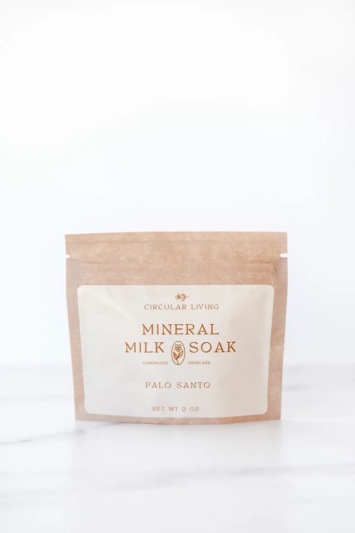 Circular Living :: Mineral Milk Soak Sachet, Palo Santo