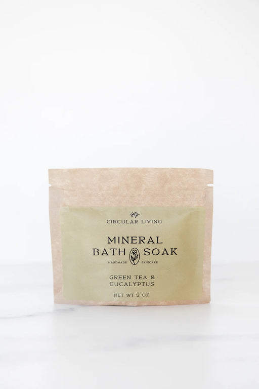 Circular Living :: Mineral Bath Soak Sachet, Green Tea & Eucalyptus