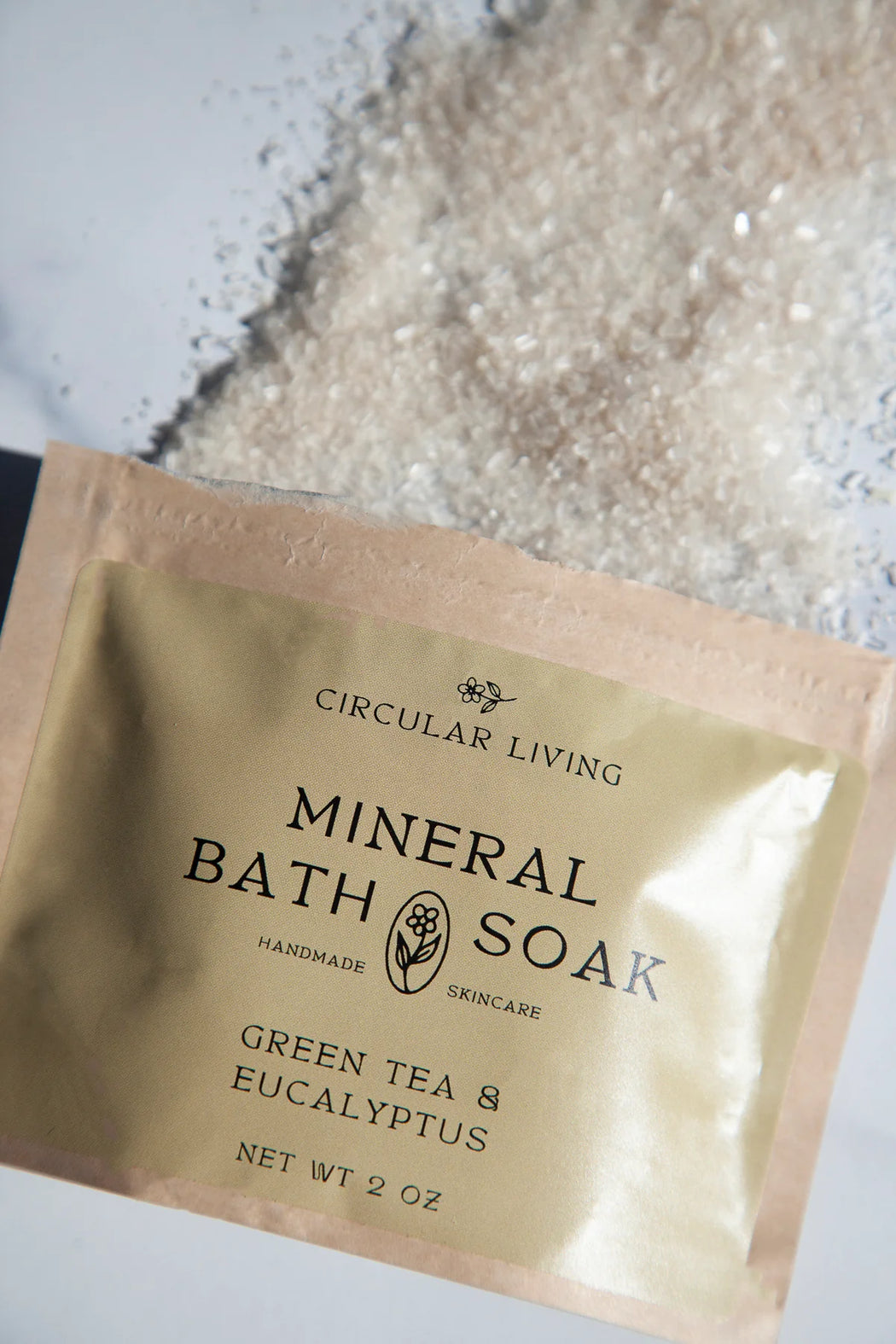 Circular Living :: Mineral Bath Soak Sachet, Green Tea & Eucalyptus