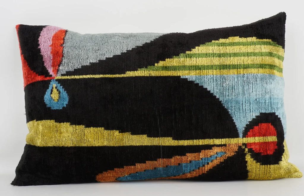 Ikat Moderne Pillow w/Insert