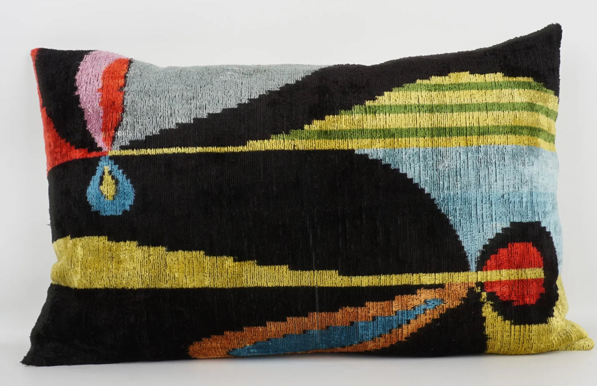 Ikat Moderne Pillow w/Insert