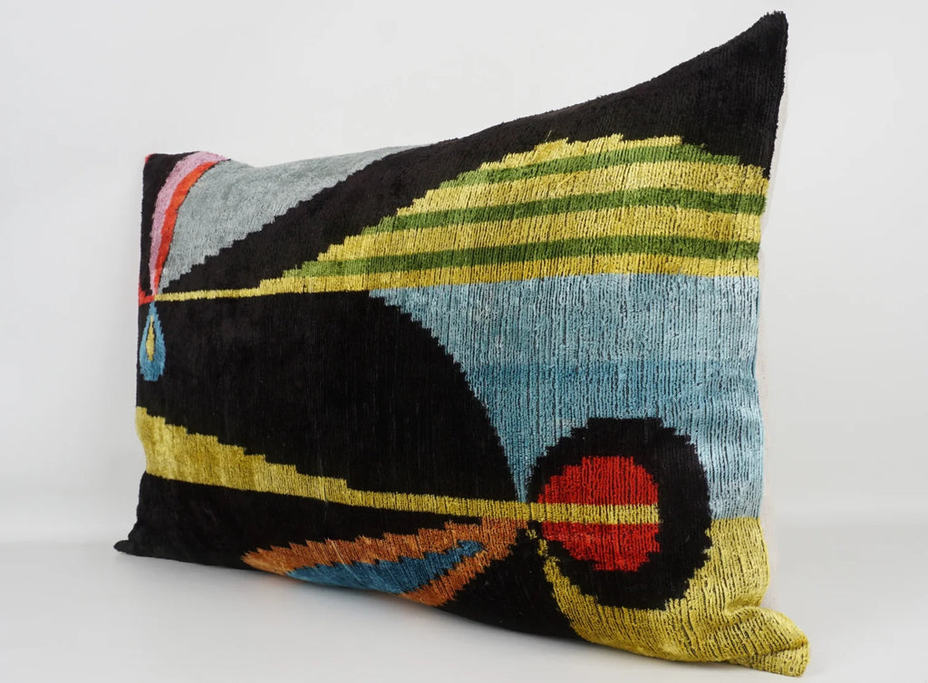 Ikat Moderne Pillow w/Insert