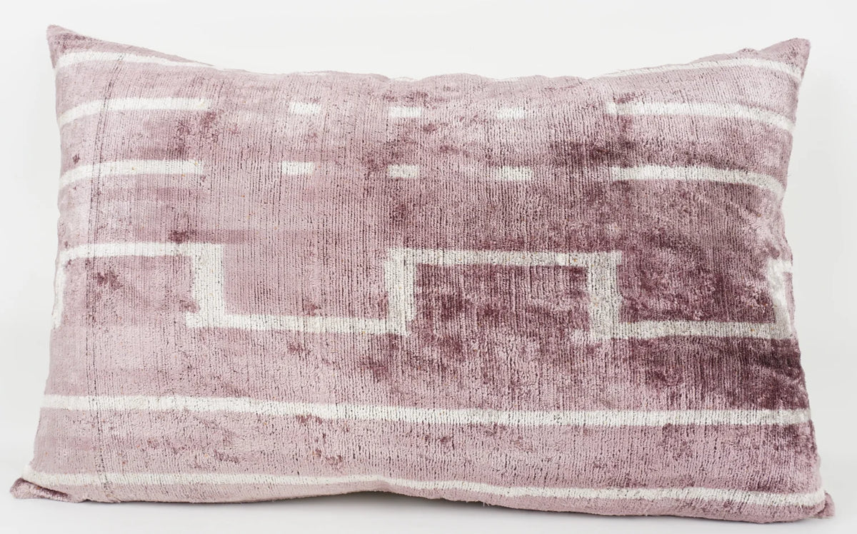 Ikat Blush Pillow w/Insert