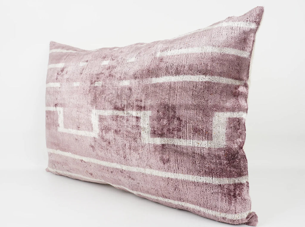 Ikat Blush Pillow w/Insert