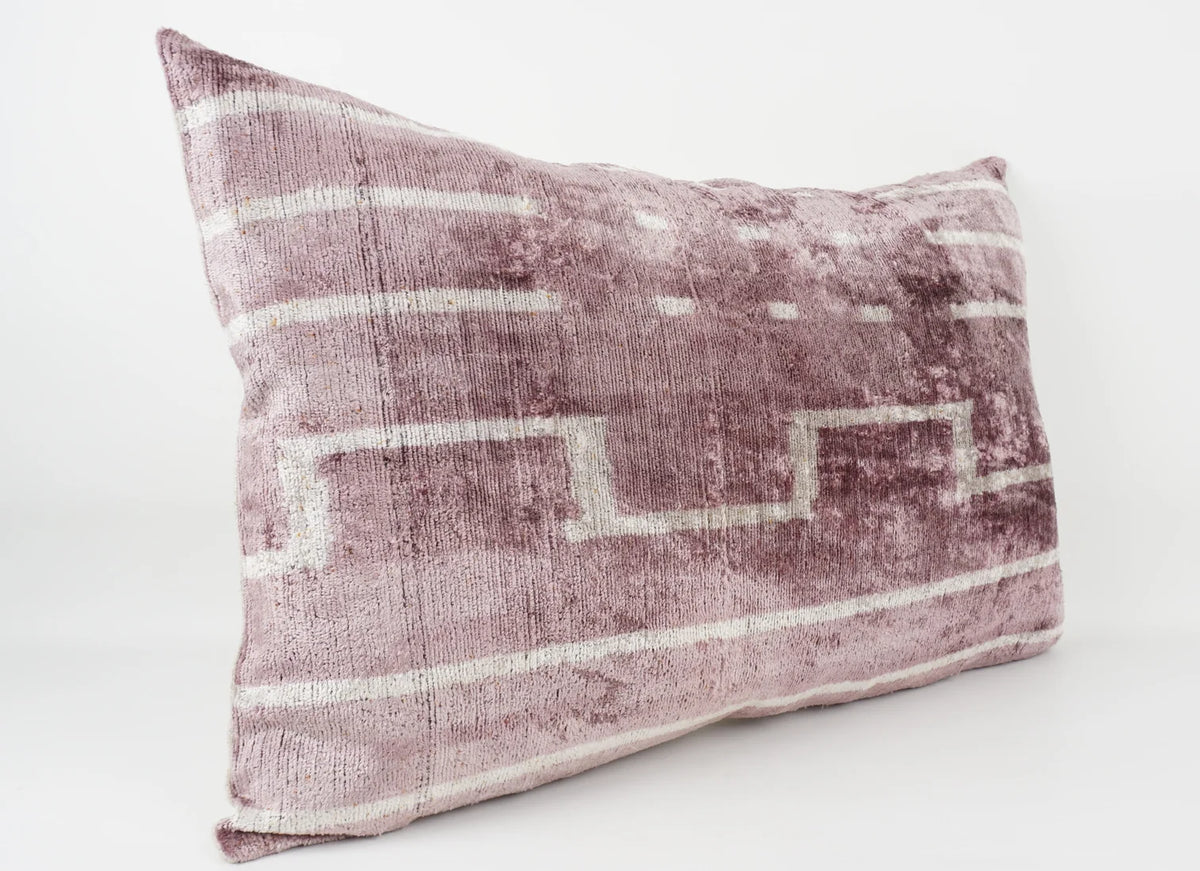Ikat Blush Pillow w/Insert