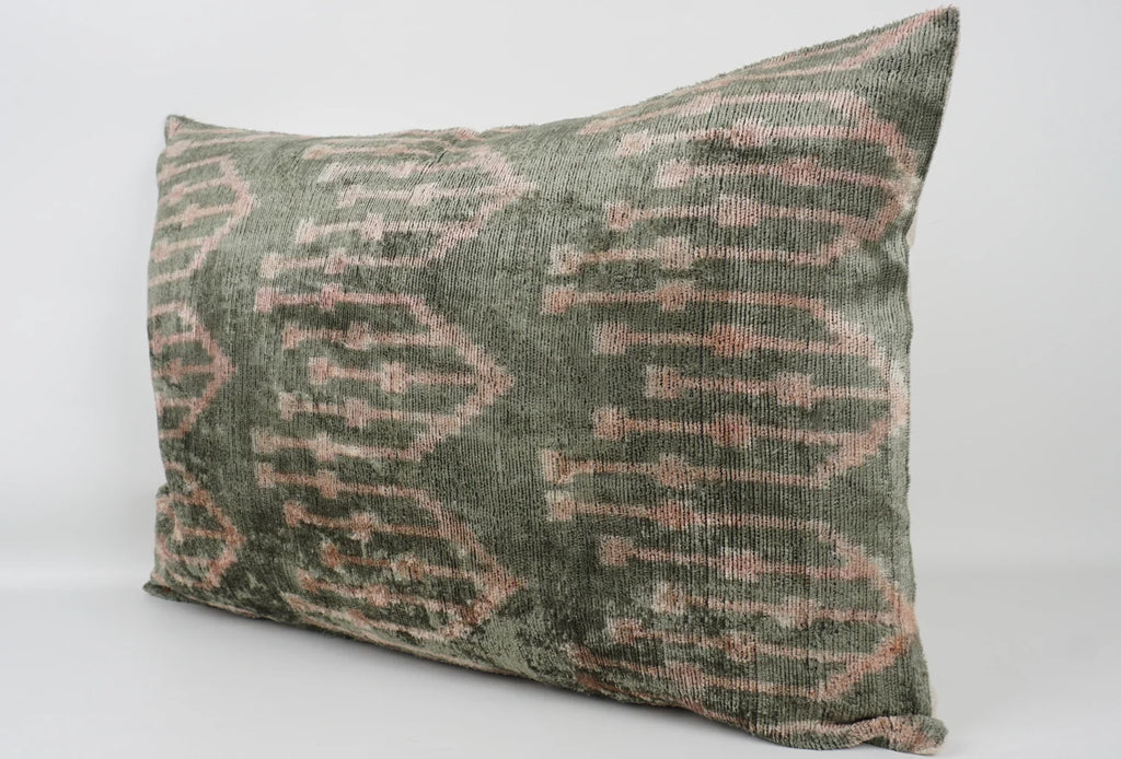 Ikat Root Pillow w/Insert