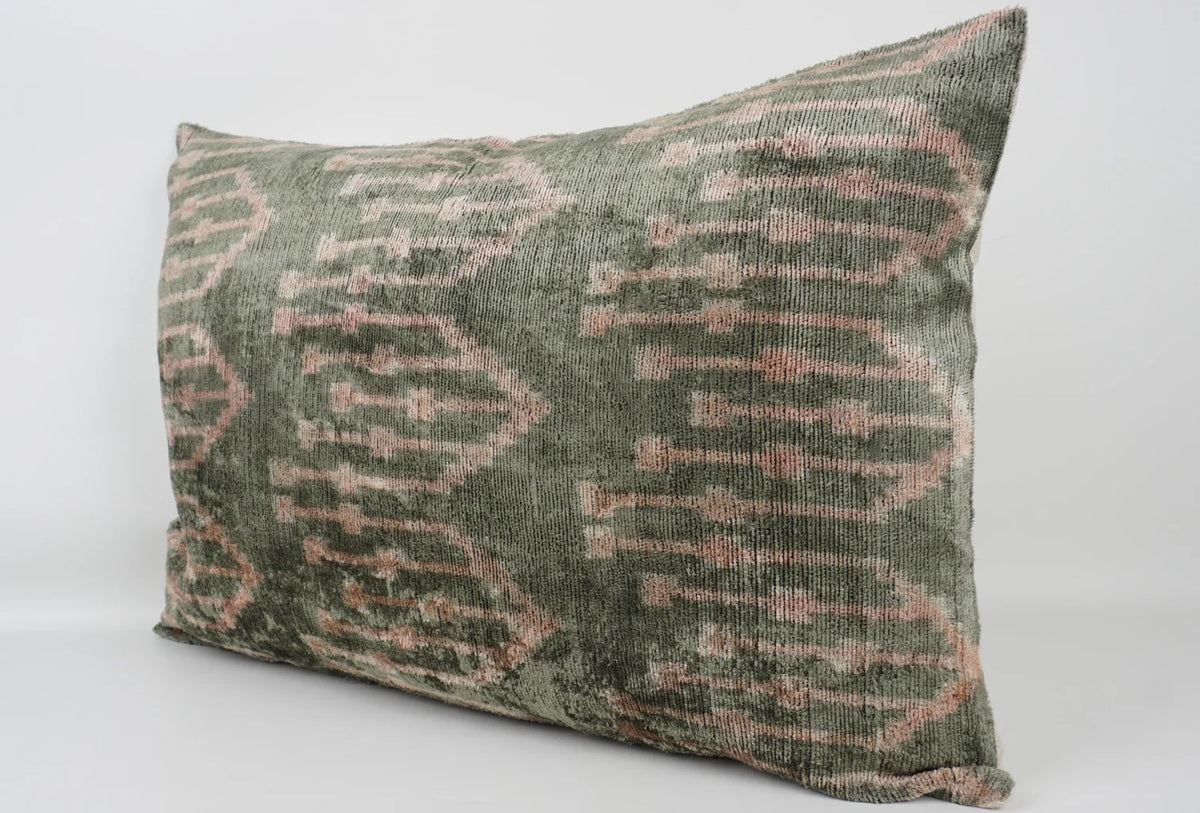 Ikat Root Pillow w/Insert