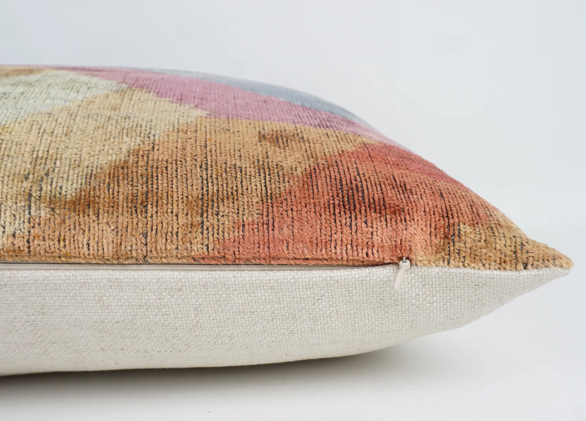 Ikat Geo Pillow w/Insert