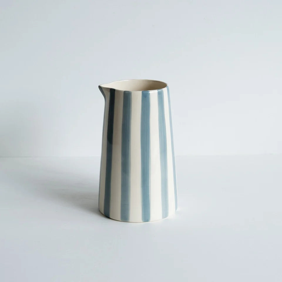 Musango :: Candy Stripe Pitcher, Dove Grey