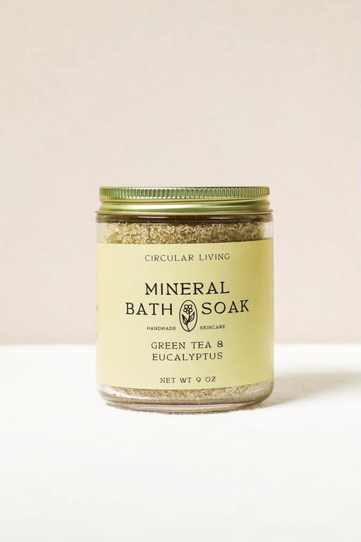 Circular Living :: Mineral Bath Soak, Green Tea & Eucalyptus