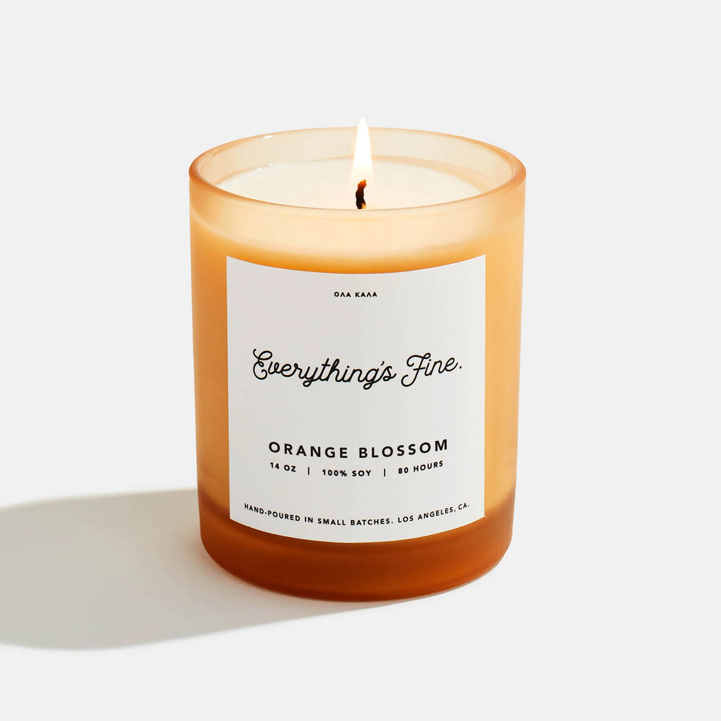 Everything’s Fine :: Orange Blossom Candle 14oz