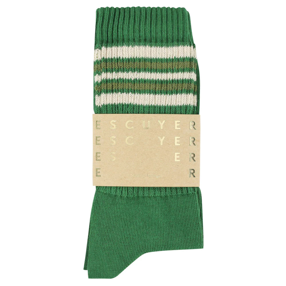 Escuyer :: MEN'S 5 Stripes Crew Socks